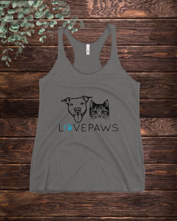 Women's Dog & Cat Friends racerback tank (color options) - Image 2