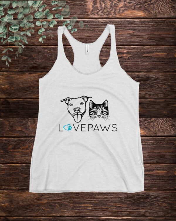 Women's Dog & Cat Friends racerback tank (color options)