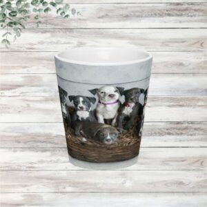 Country Music Puppies latte mug