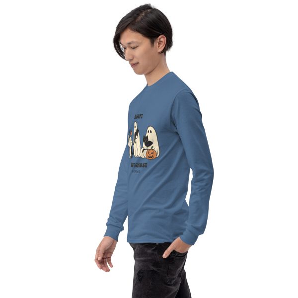 "Adopt Don't Ghost" Unisex Longsleeve Tee - Image 2