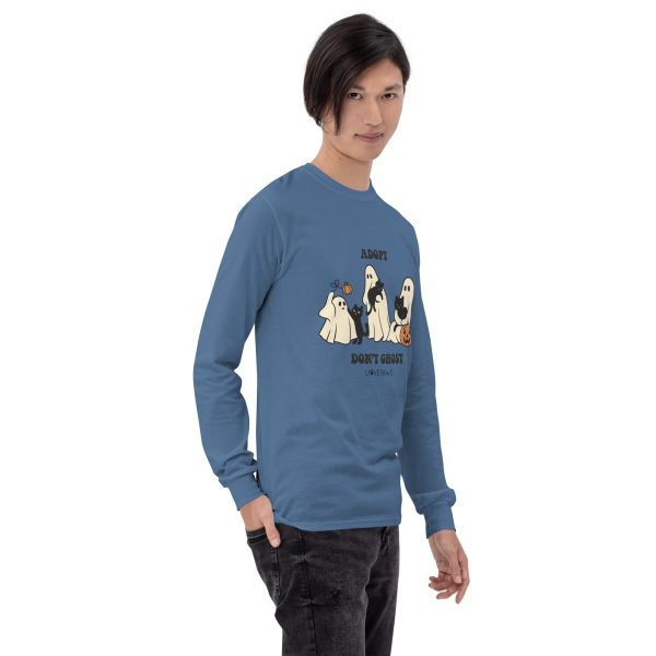 "Adopt Don't Ghost" Unisex Longsleeve Tee - Image 3