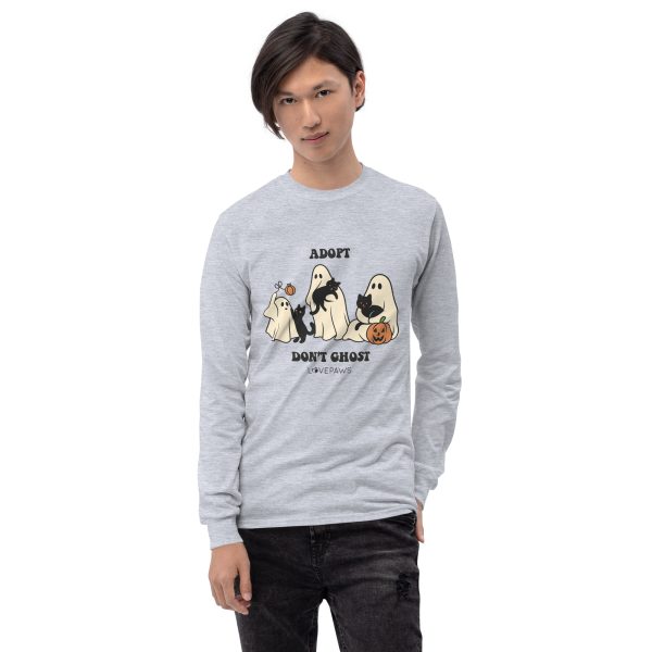 "Adopt Don't Ghost" Unisex Longsleeve Tee - Image 4