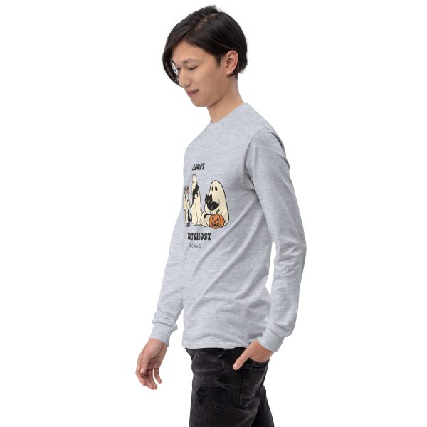 "Adopt Don't Ghost" Unisex Longsleeve Tee - Image 5