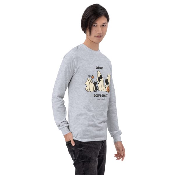 "Adopt Don't Ghost" Unisex Longsleeve Tee - Image 6