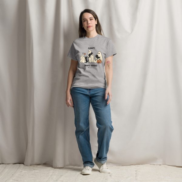 "Adopt Don't Ghost" Unisex classic tee - Image 3