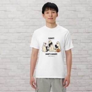 "Adopt Don't Ghost" Comfort Colors Unisex Tee (color options)