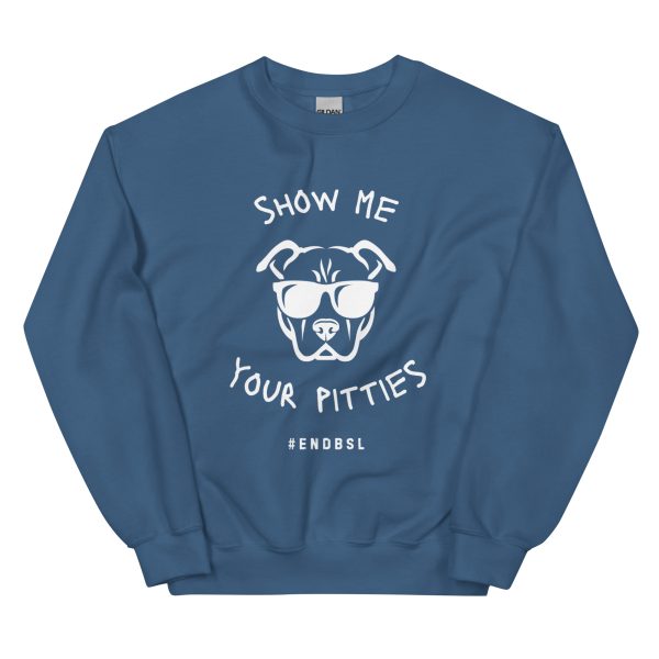 "Show Me Your Pitties" Unisex Crewneck Sweatshirt - Image 3
