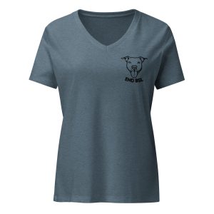 End BSL Women’s relaxed v-neck t-shirt