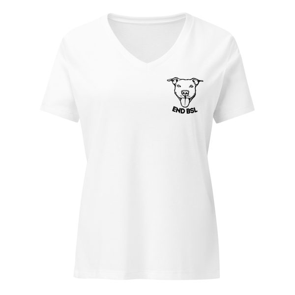 End BSL Women’s relaxed v-neck t-shirt - Image 3