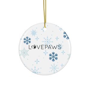 LOVEPAWS Ceramic ornament