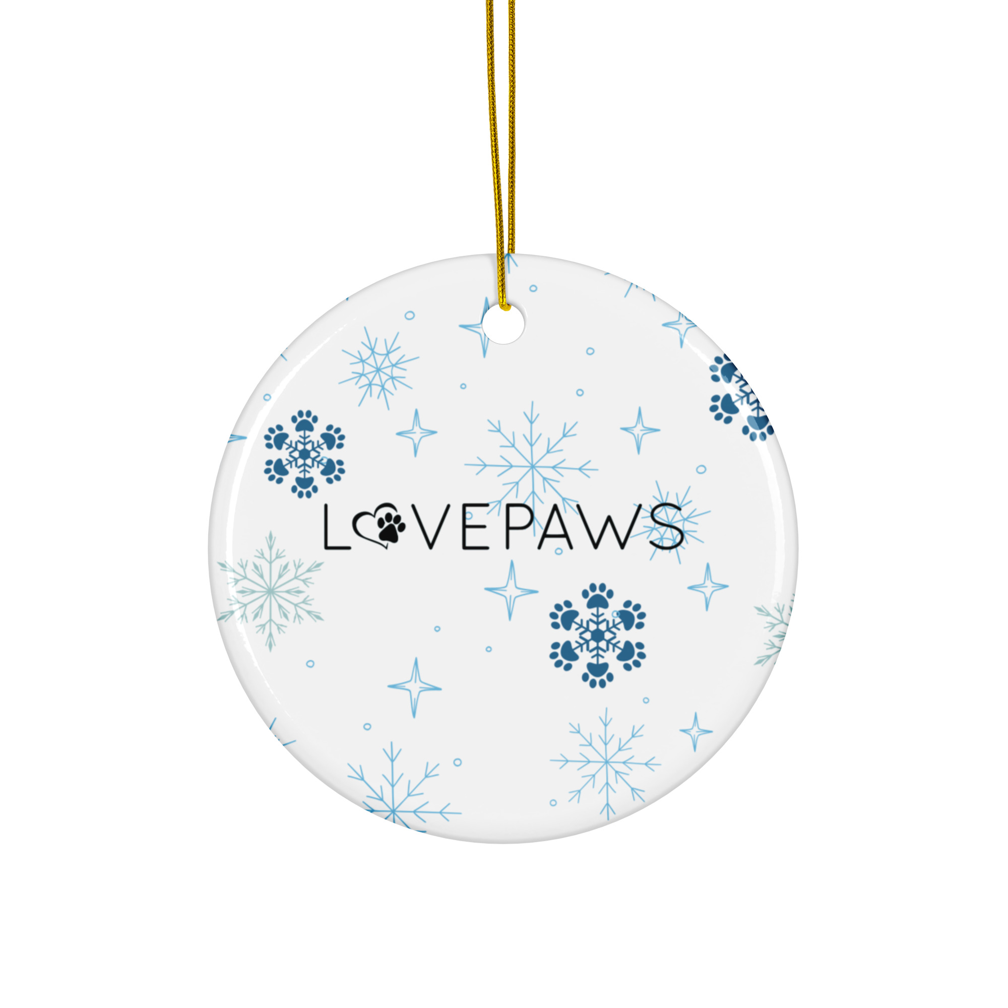 LOVEPAWS Ceramic ornament