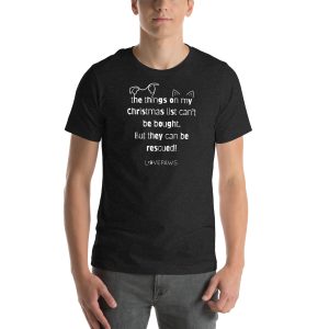 Christmas List Unisex t-shirt