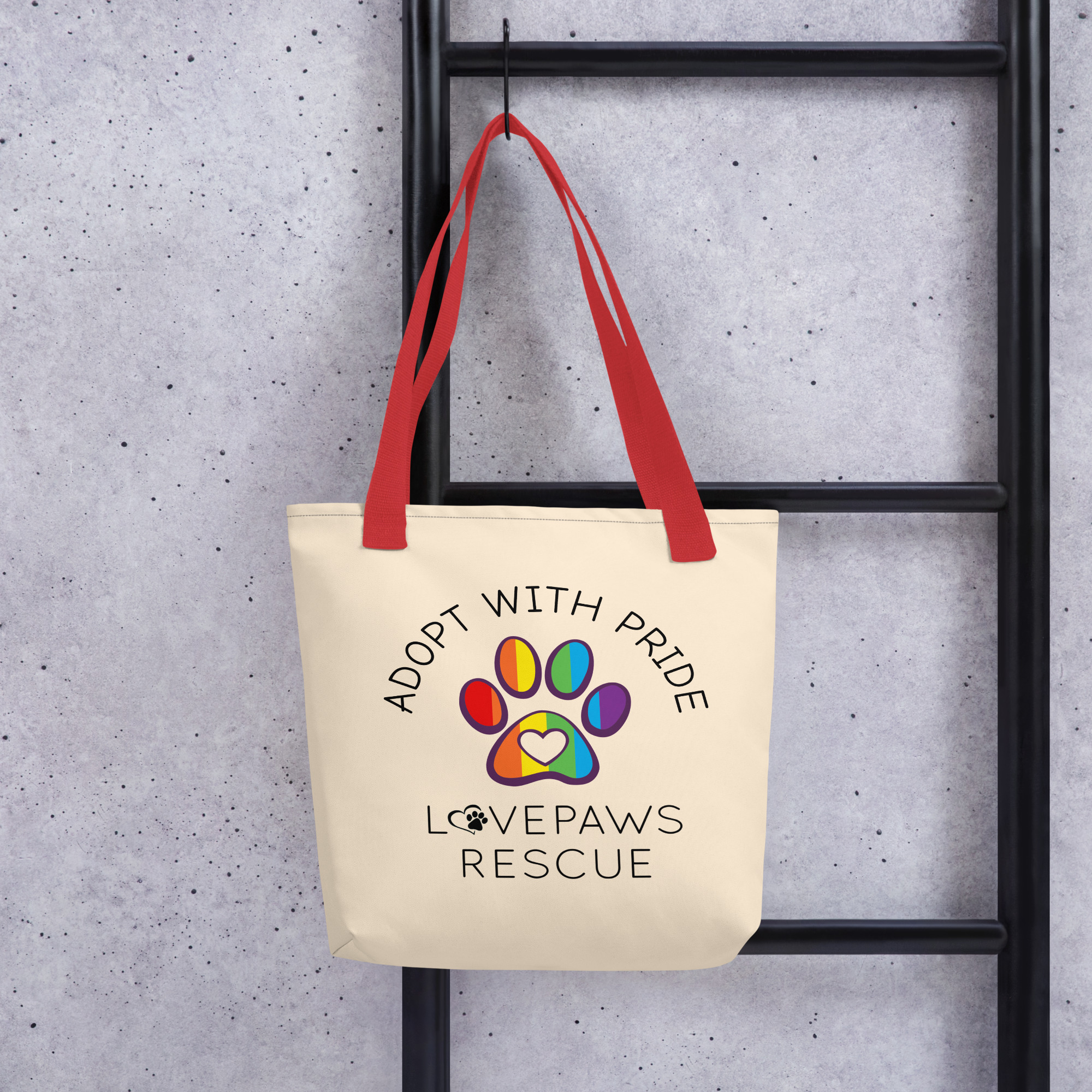 Adopt with Pride Tote bag - Image 2