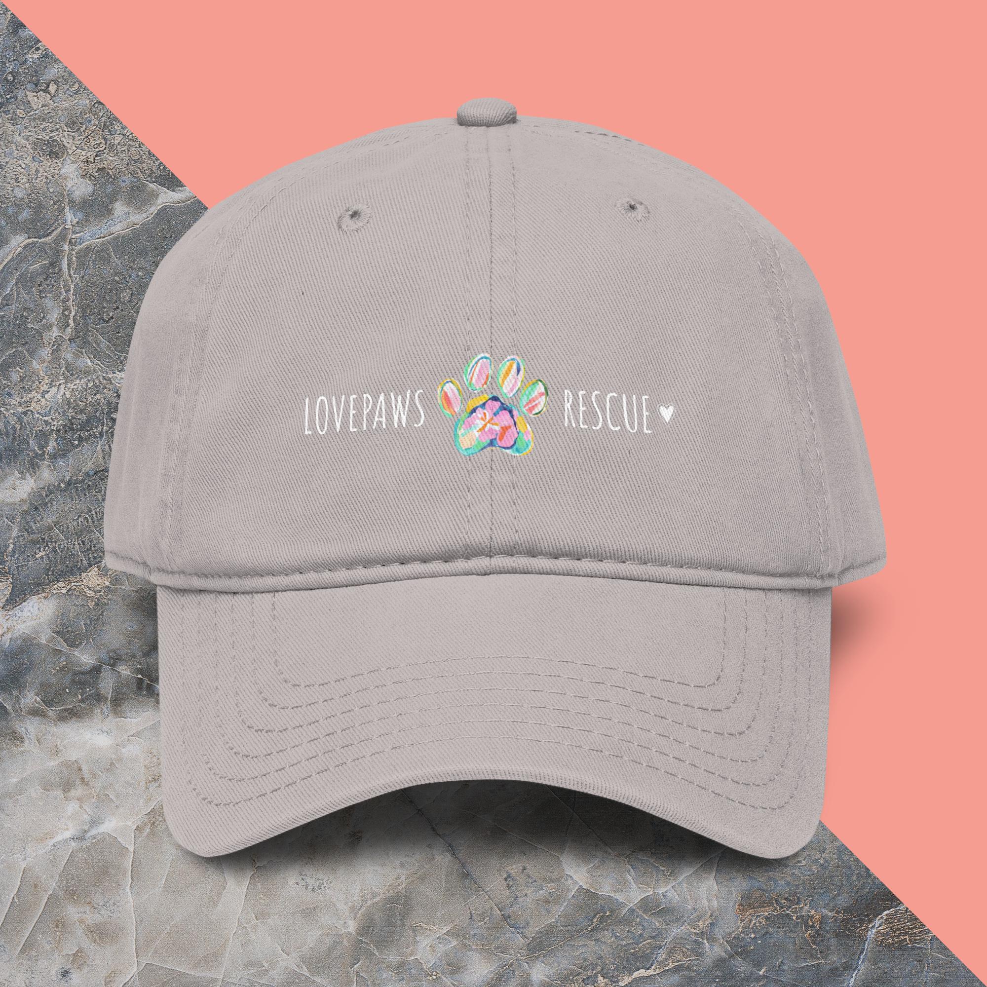 LOVEPAWS Pawprint Garment washed baseball cap - Image 23