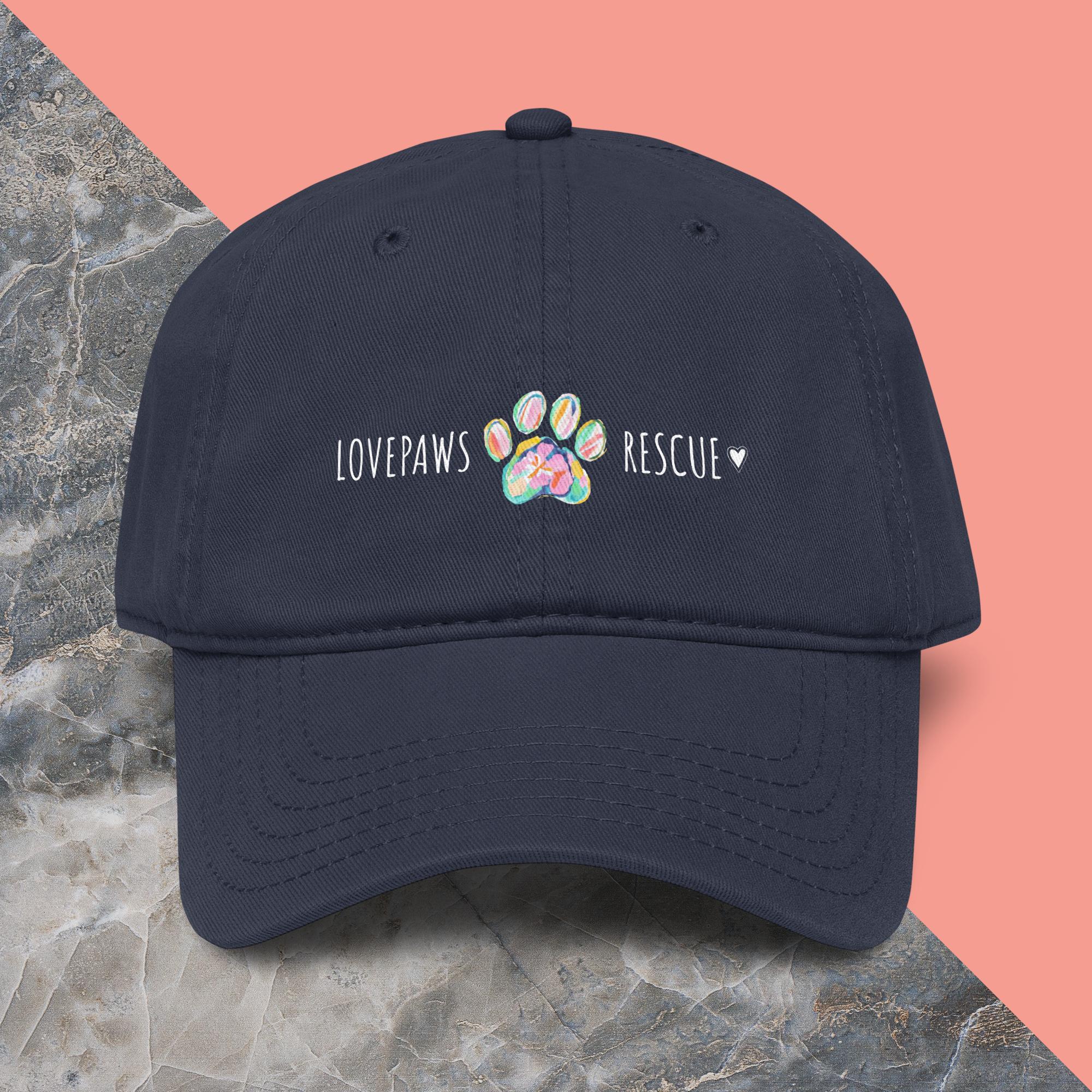 LOVEPAWS Pawprint Garment washed baseball cap - Image 24