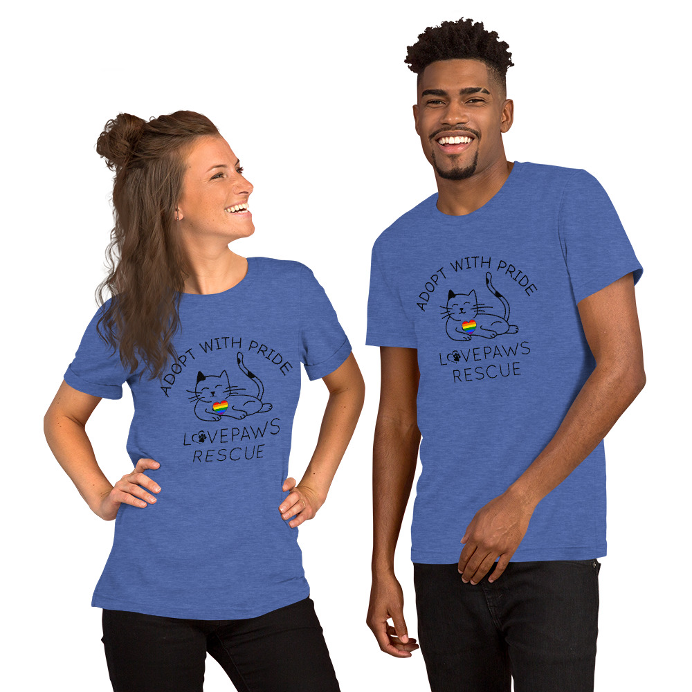 Adopt with Pride (Cat) Unisex t-shirt