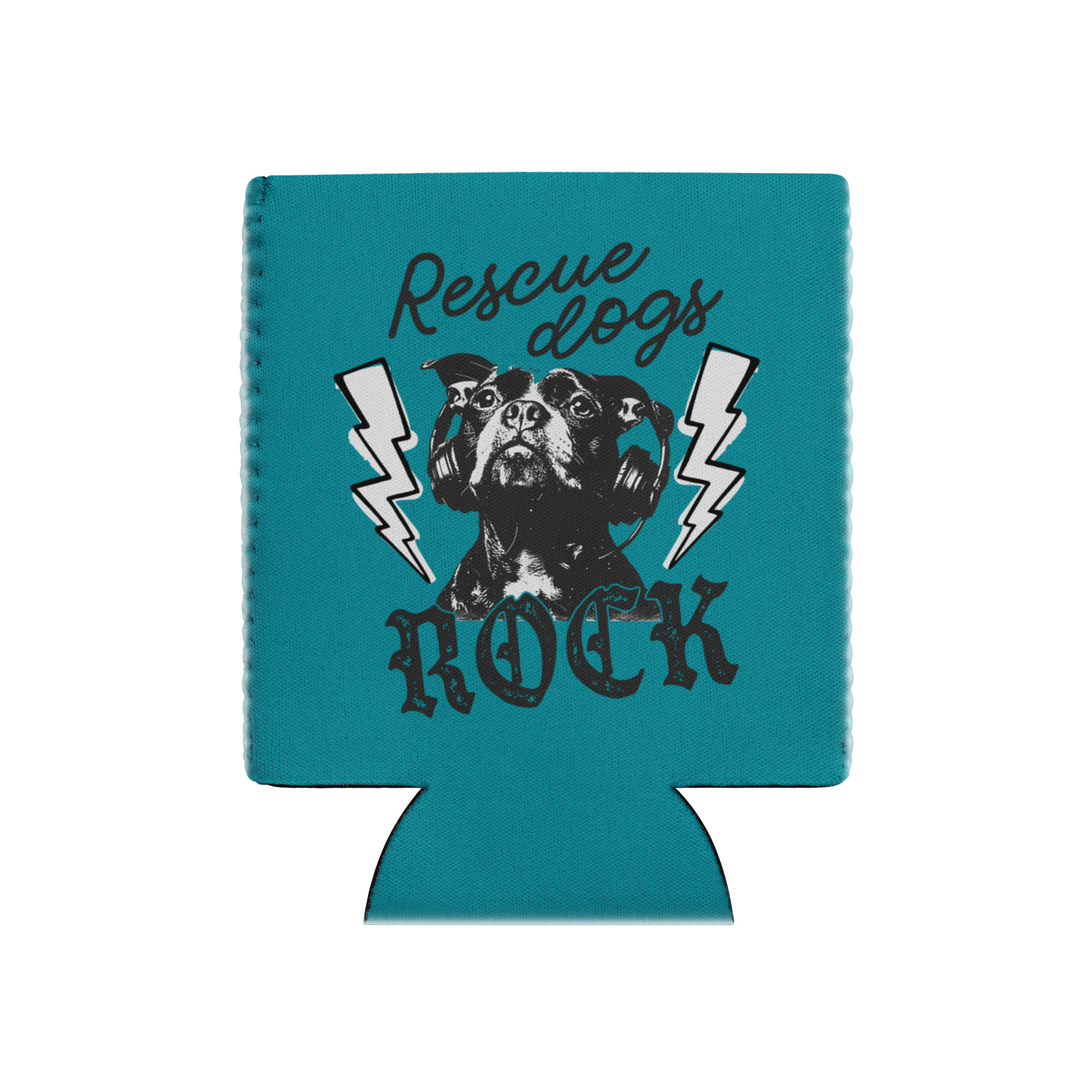 Rescue dogs rock koozie - Image 2