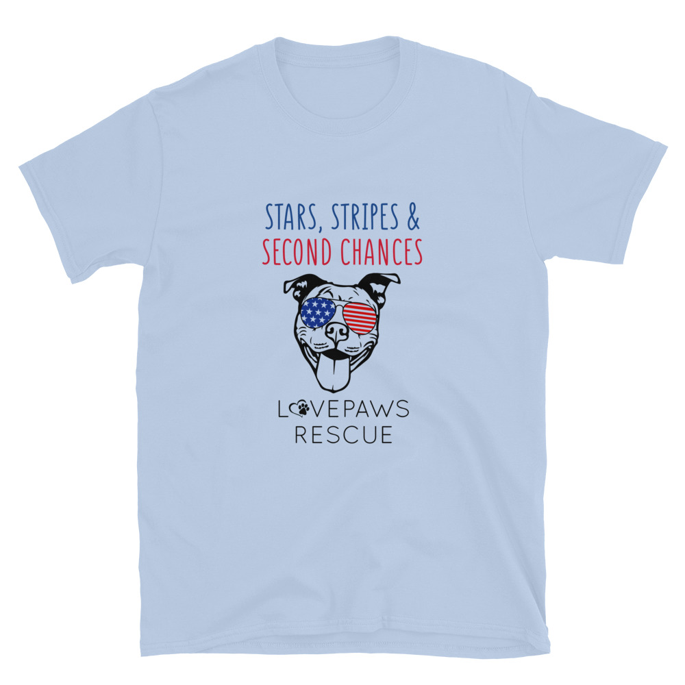Stars, Stripes & Second Chances Short-Sleeve Unisex T-Shirt - Image 2