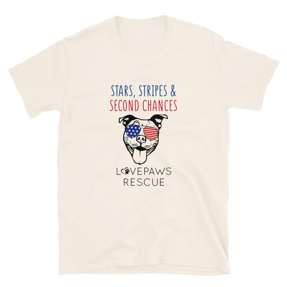 Stars, Stripes & Second Chances Short-Sleeve Unisex T-Shirt - Image 6