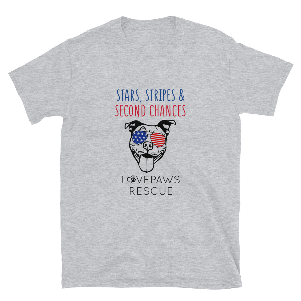 Stars, Stripes & Second Chances Short-Sleeve Unisex T-Shirt - Image 4