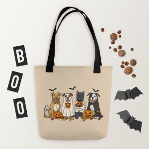 Pittie Halloween Tote bag