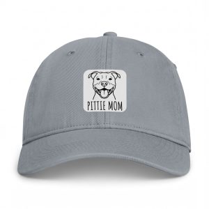 Pittie Mom Coastal Washed Cap