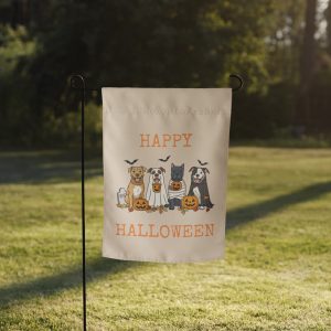 Pitte Halloween Garden flag