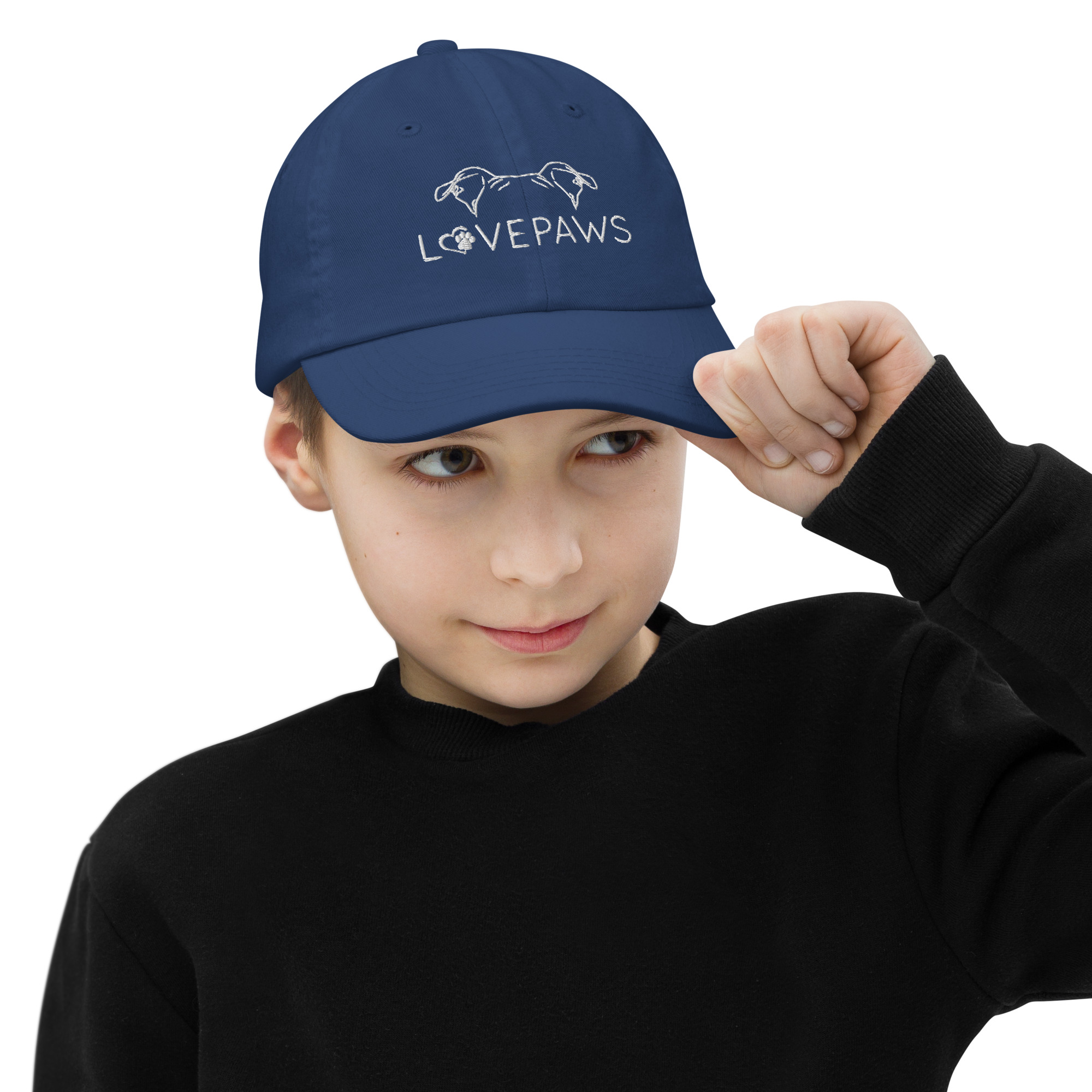 Dog Ear LOVEPAWS Youth baseball cap - Image 4