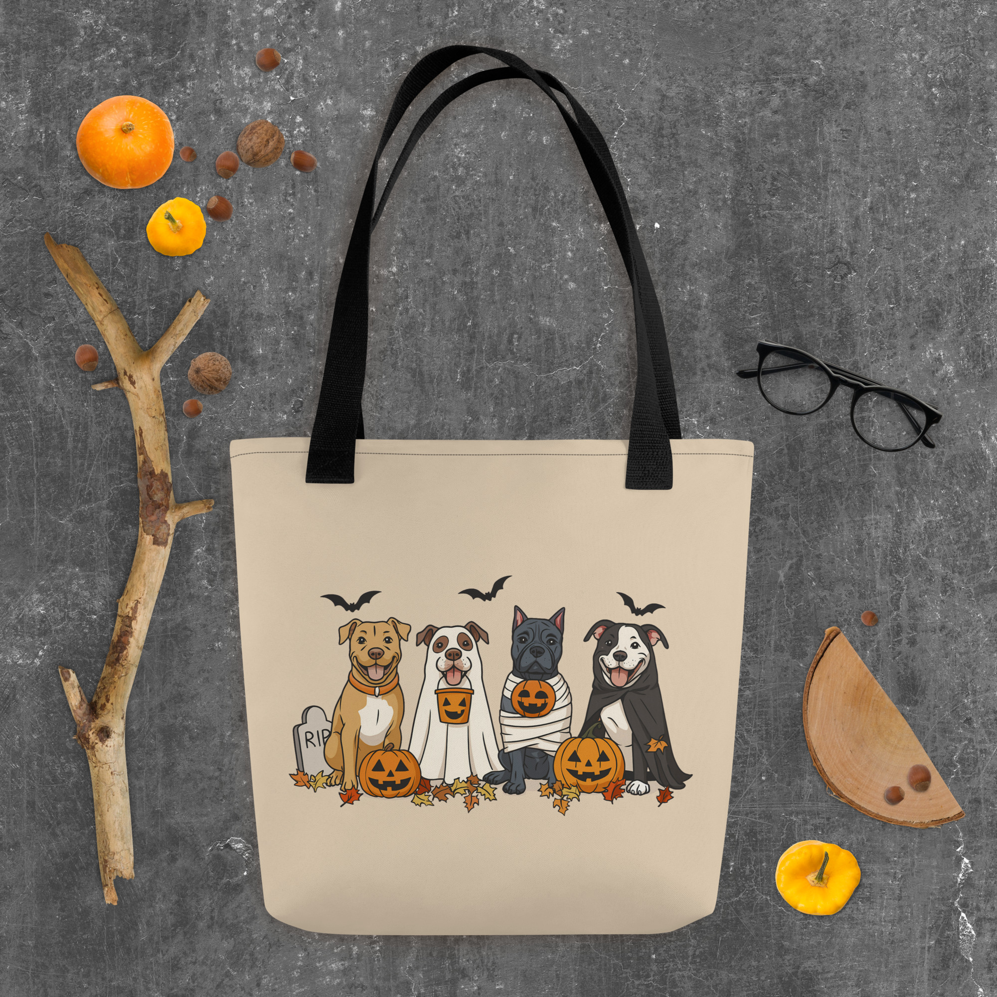Pittie Halloween Tote bag - Image 2
