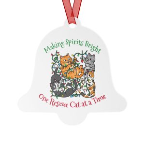 Rescue Cat Double-sided ornament