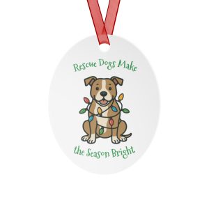 Rescue Dogs Double-sided ornament