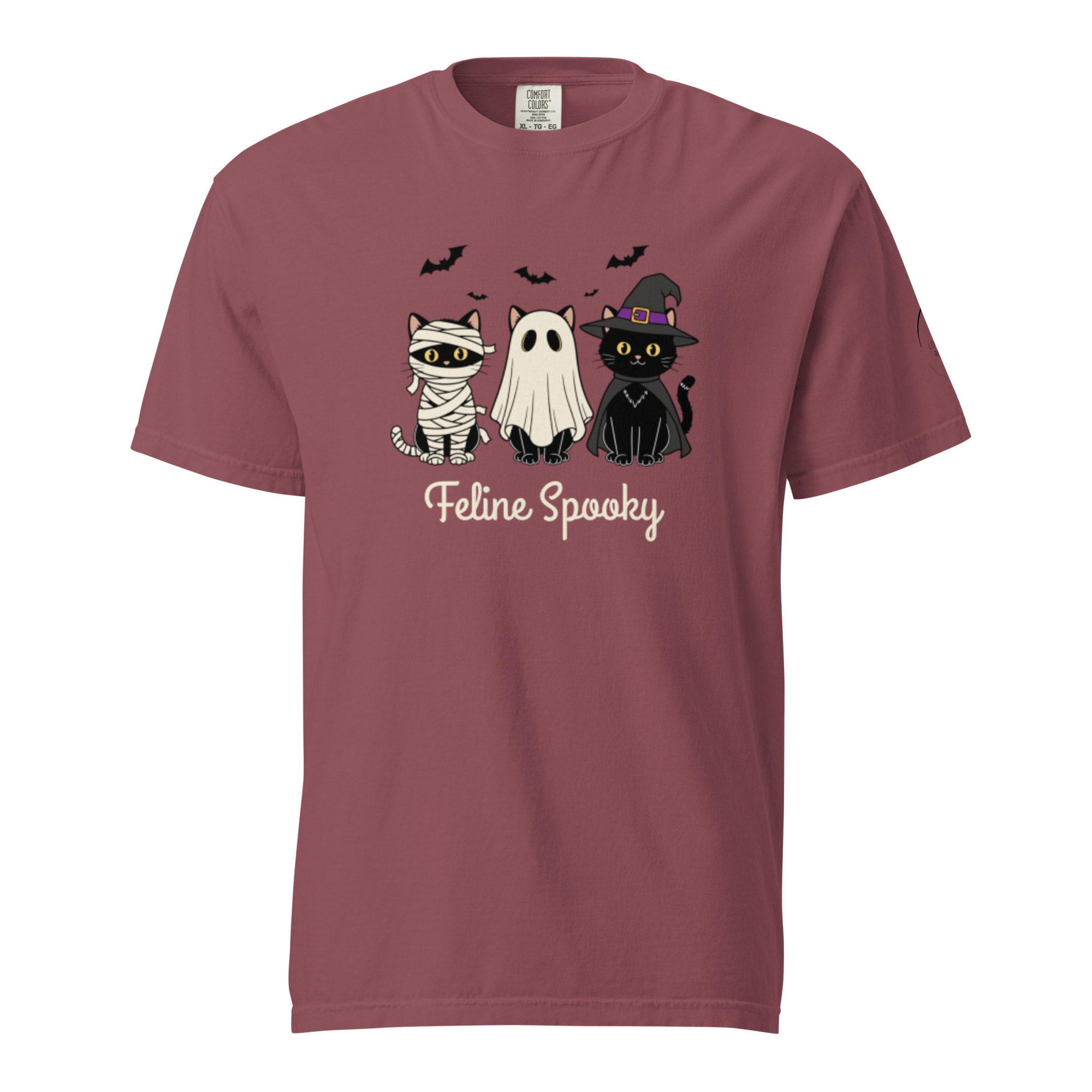 Feline Spooky Unisex garment-dyed heavyweight t-shirt