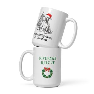 Pittipotamus White glossy mug