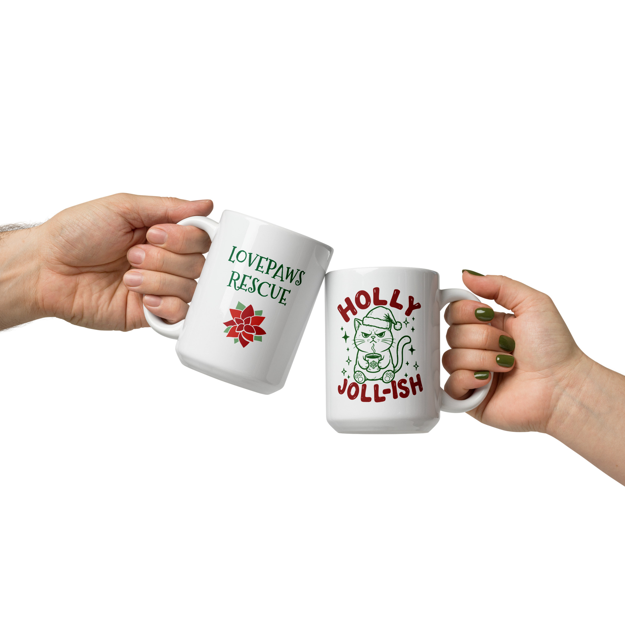 Holly Joll-ish White glossy mug - Image 2