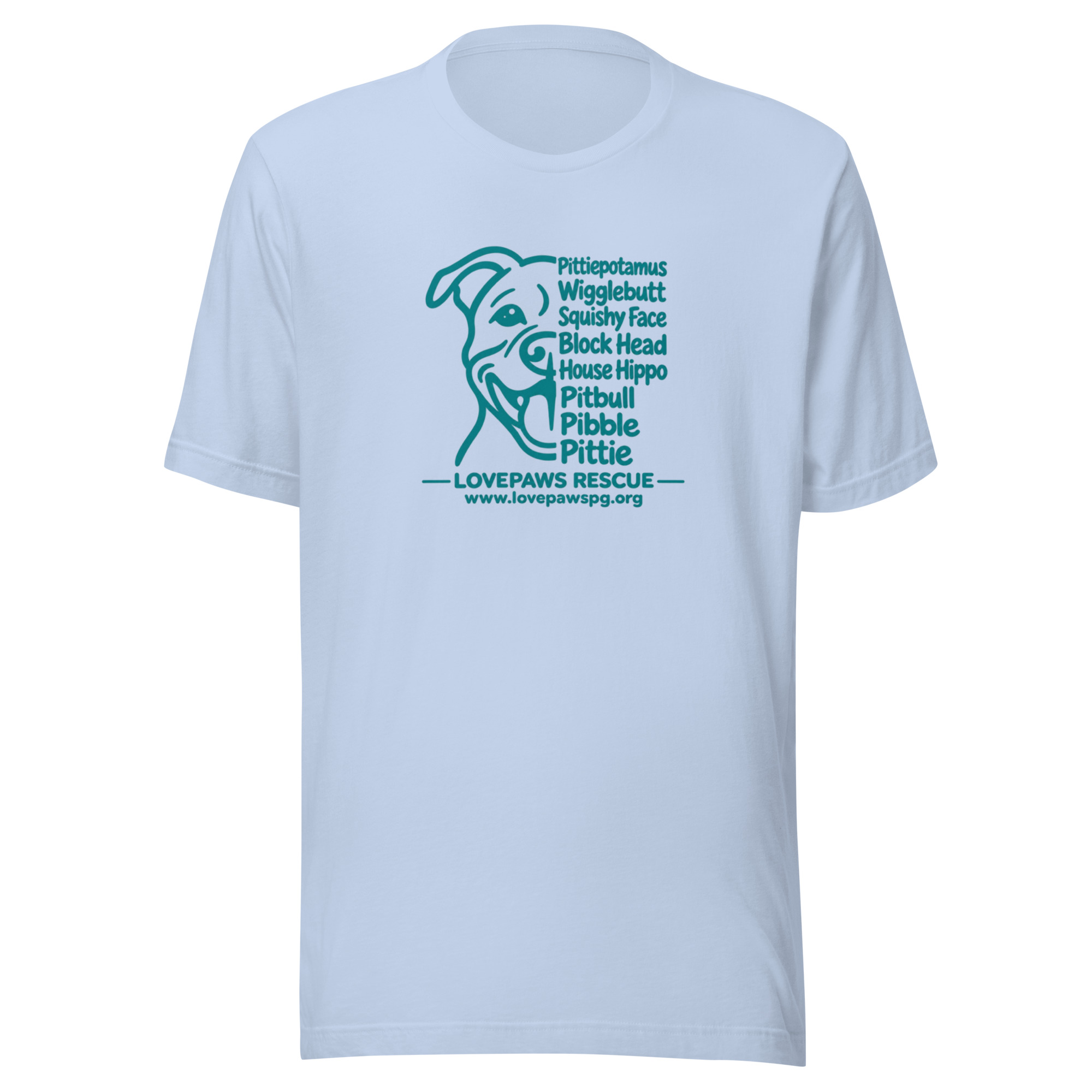 Pittie Nicknames Unisex Shirt
